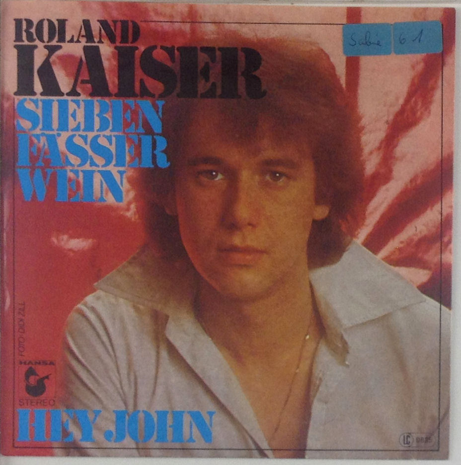 7 " Single - Roland Imperatore - Sette Botti Wein / Ehi John - s375