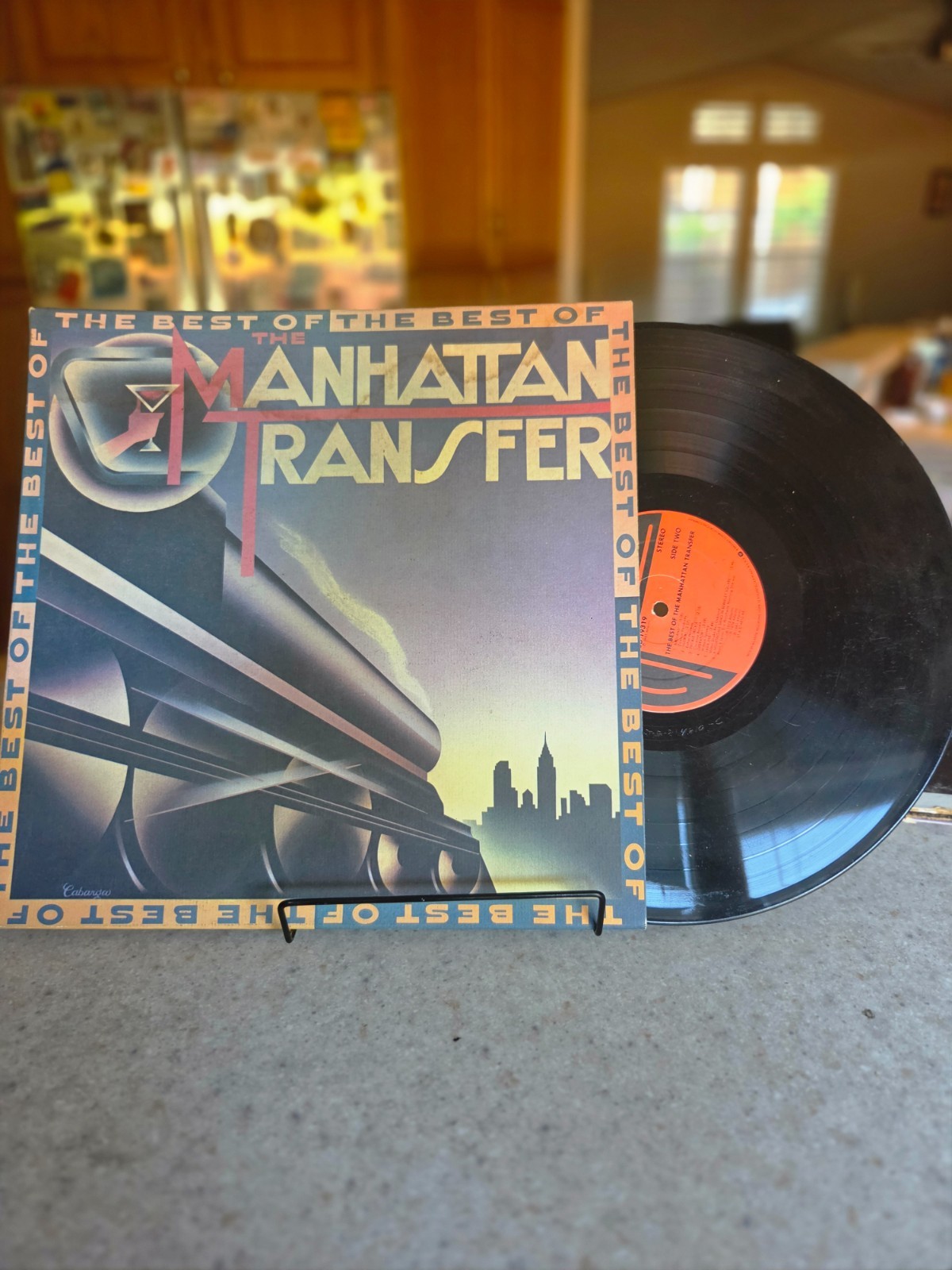 The Manhattan Transfer – The Best Of LP Record 1979 Atlantic Jazz Pop 33 RPM VG+