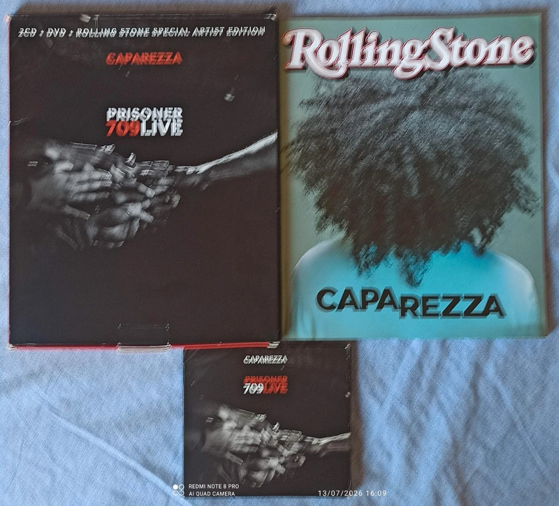 Doppio CD Caparezza  709 con rivista "Rolling Stones"