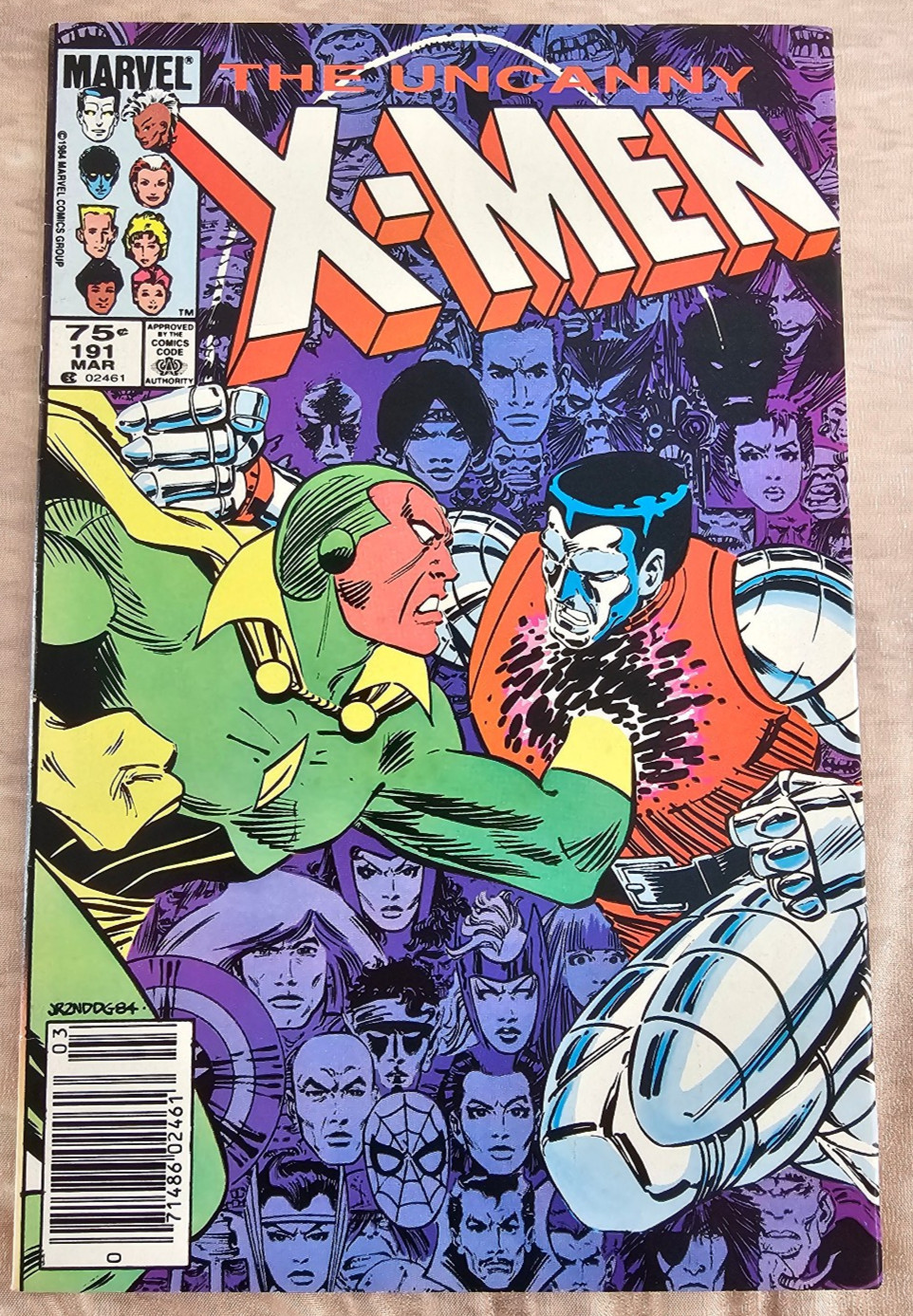 Uncanny X-Men #191 Edicola Canadese Prezzo Variante Marvel Comic 1985 1° Nimrod