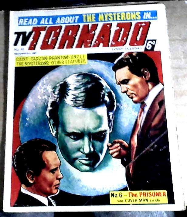💥💥TV TORNADO #48 (1967) UK comic The Prisoner💥💥
