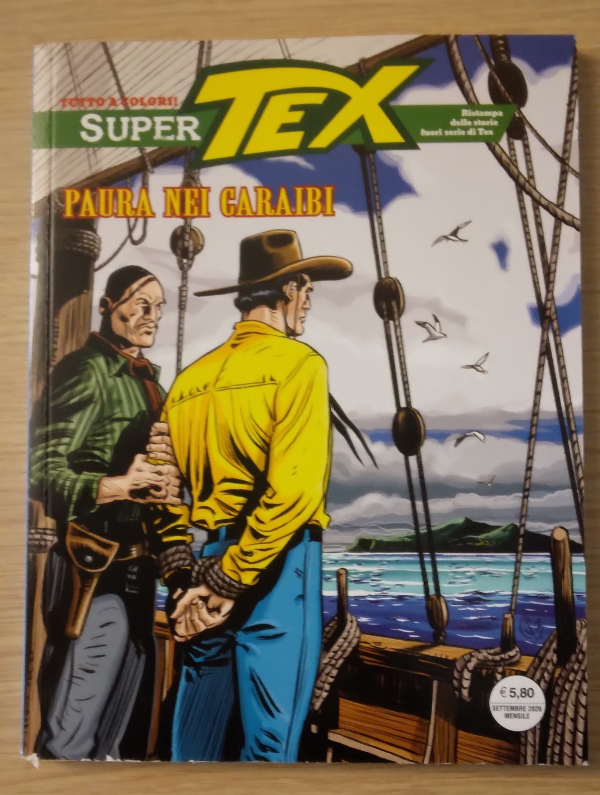 SUPER TEX N°59 PAURA NEI CARAIBI- FARACI, DISO-COME NUOVO