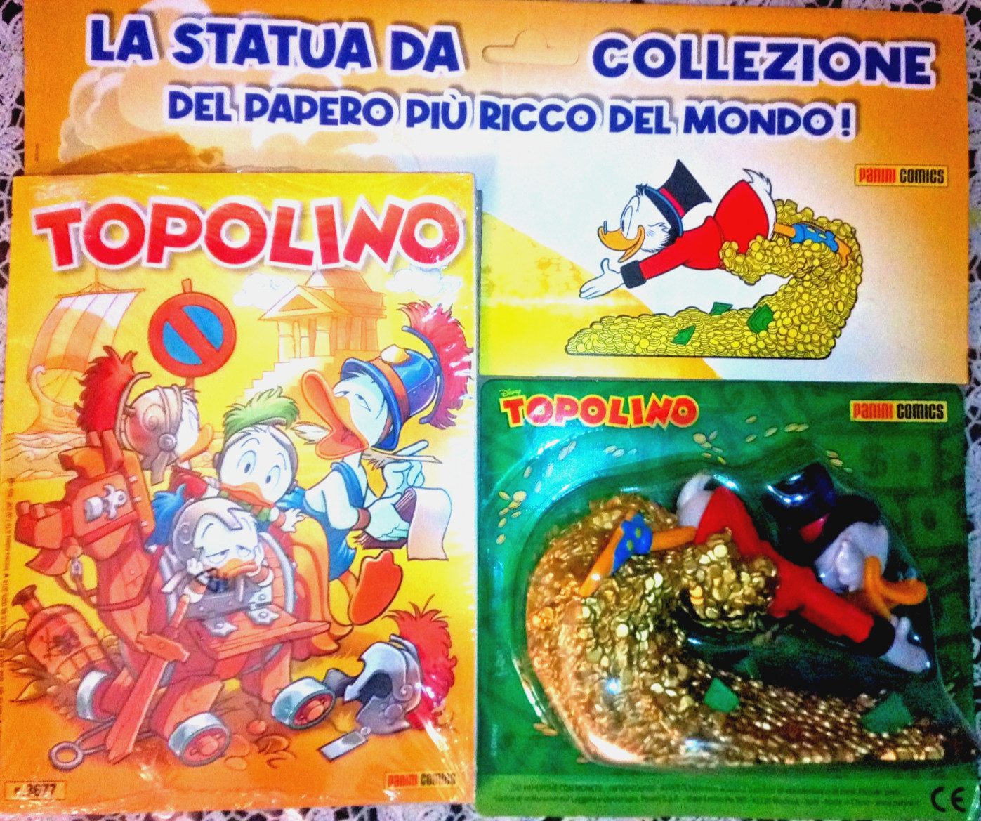 TOPOLINO N. 3677 CON STATUA ZIO PAPERONE - Nuovo sigillato - Spedizione GRATIS!