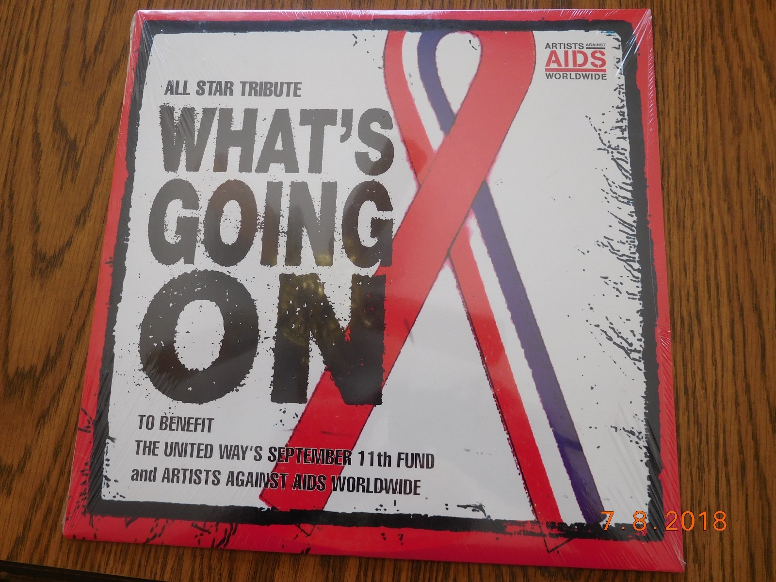 All Star Tribute "What's Going On"  UNOPENED 12" Single Columbia