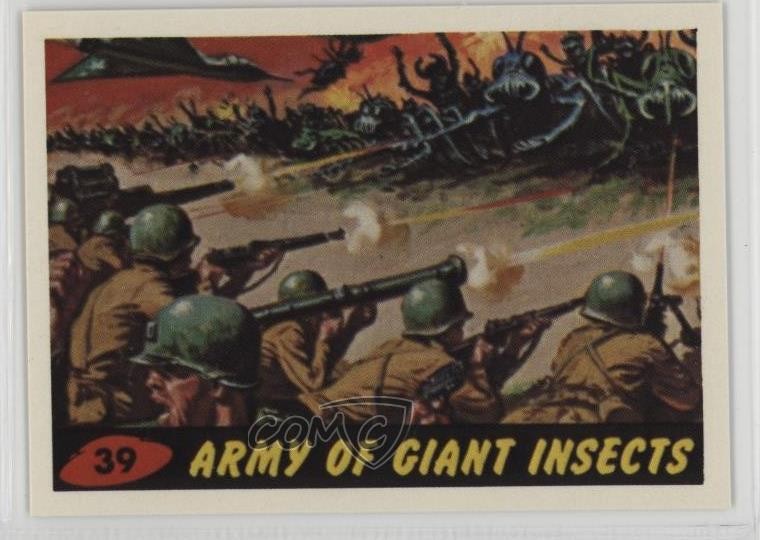 1984 Renata Galasso Topps Mars Attacks ristampe esercito di insetti giganti #39 0kb5