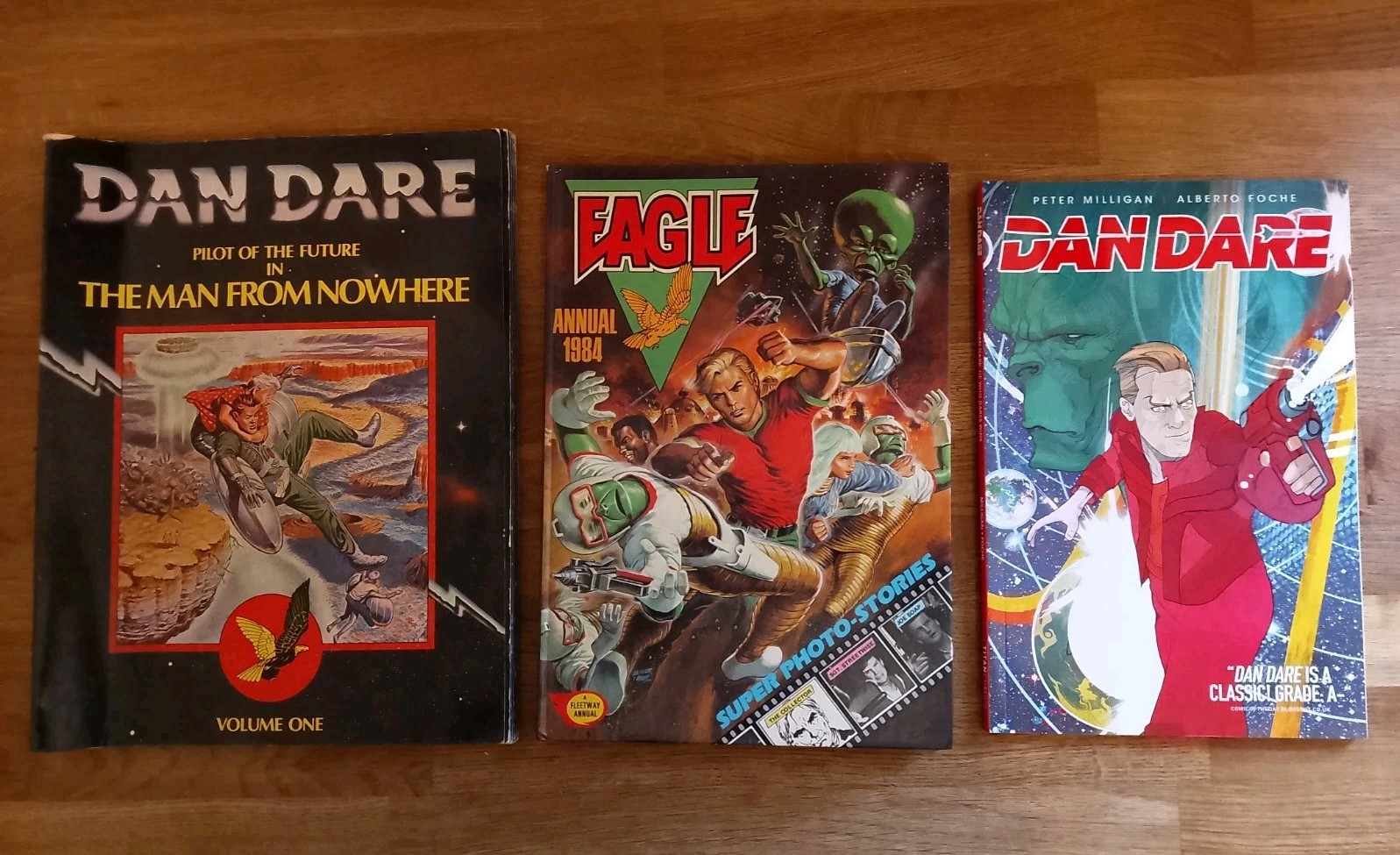 ANNUALS - X3 Dan Dare Eagle British Comics Annuals HB PB Bundle Collection *#A1*