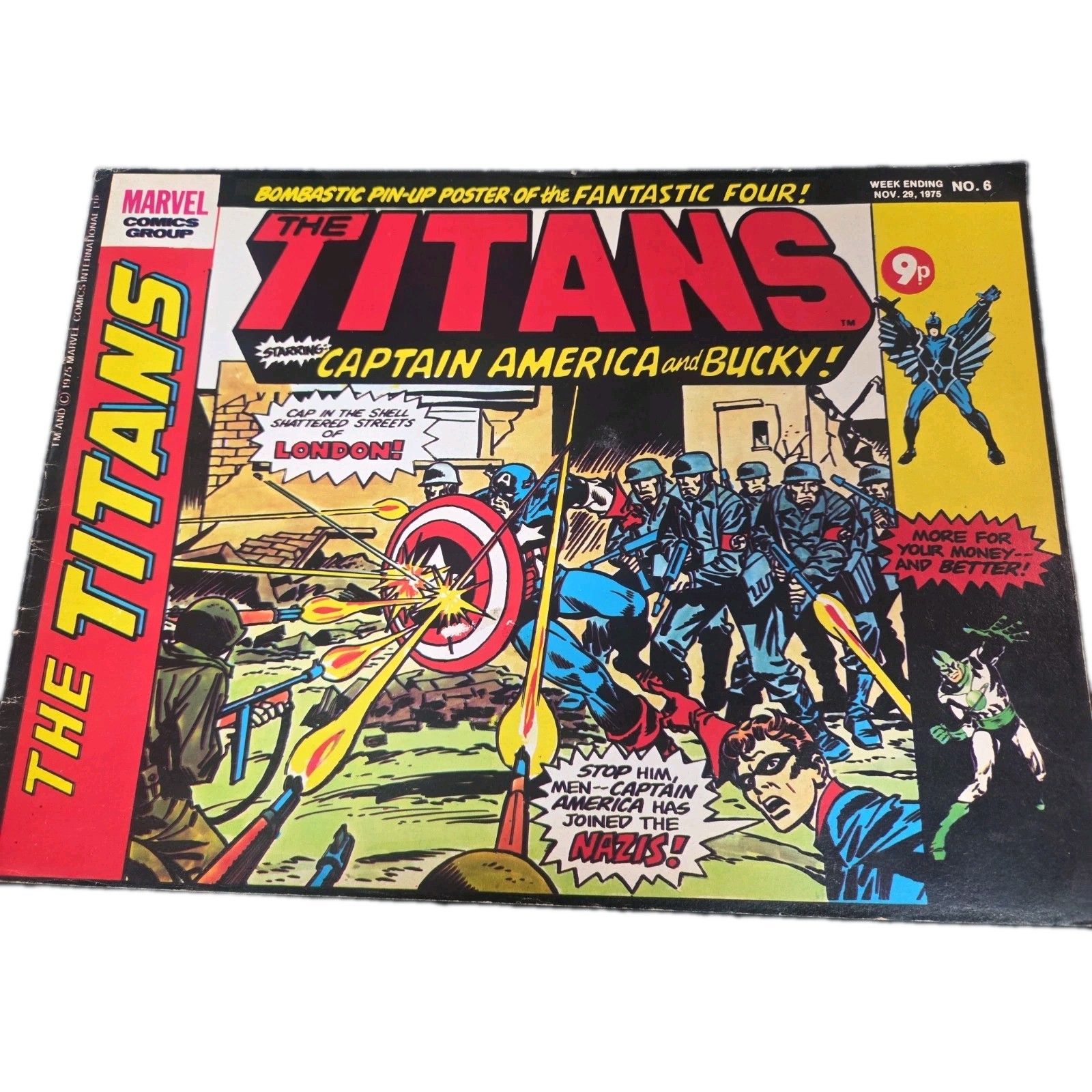 The Titans numero #6 (1975, Marvel UK) Avengers Inhumans Namor