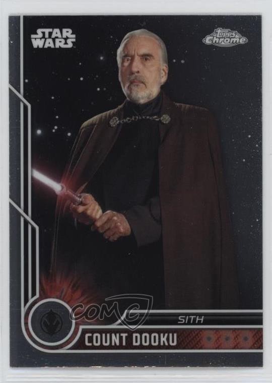 2023 Topps Chrome Star Wars Sith Count Dooku #44 1h1