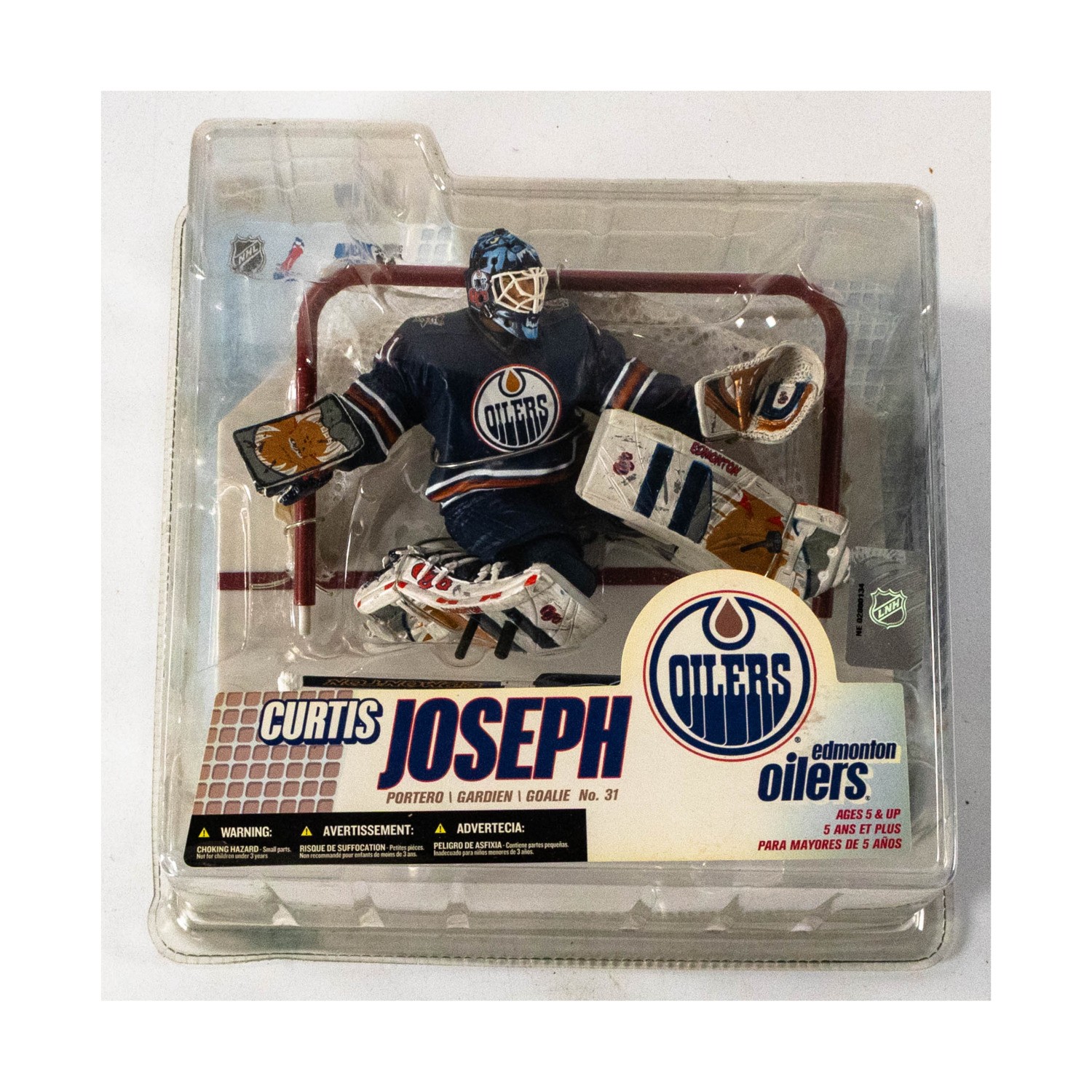 McFarlane Action Figure Curtis Joseph (NHL Series 14, Edmonton Oilers) New