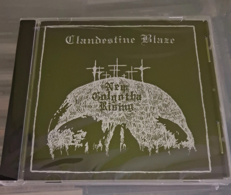 Clandestine blaze new golgotha rising cd LAST copy
