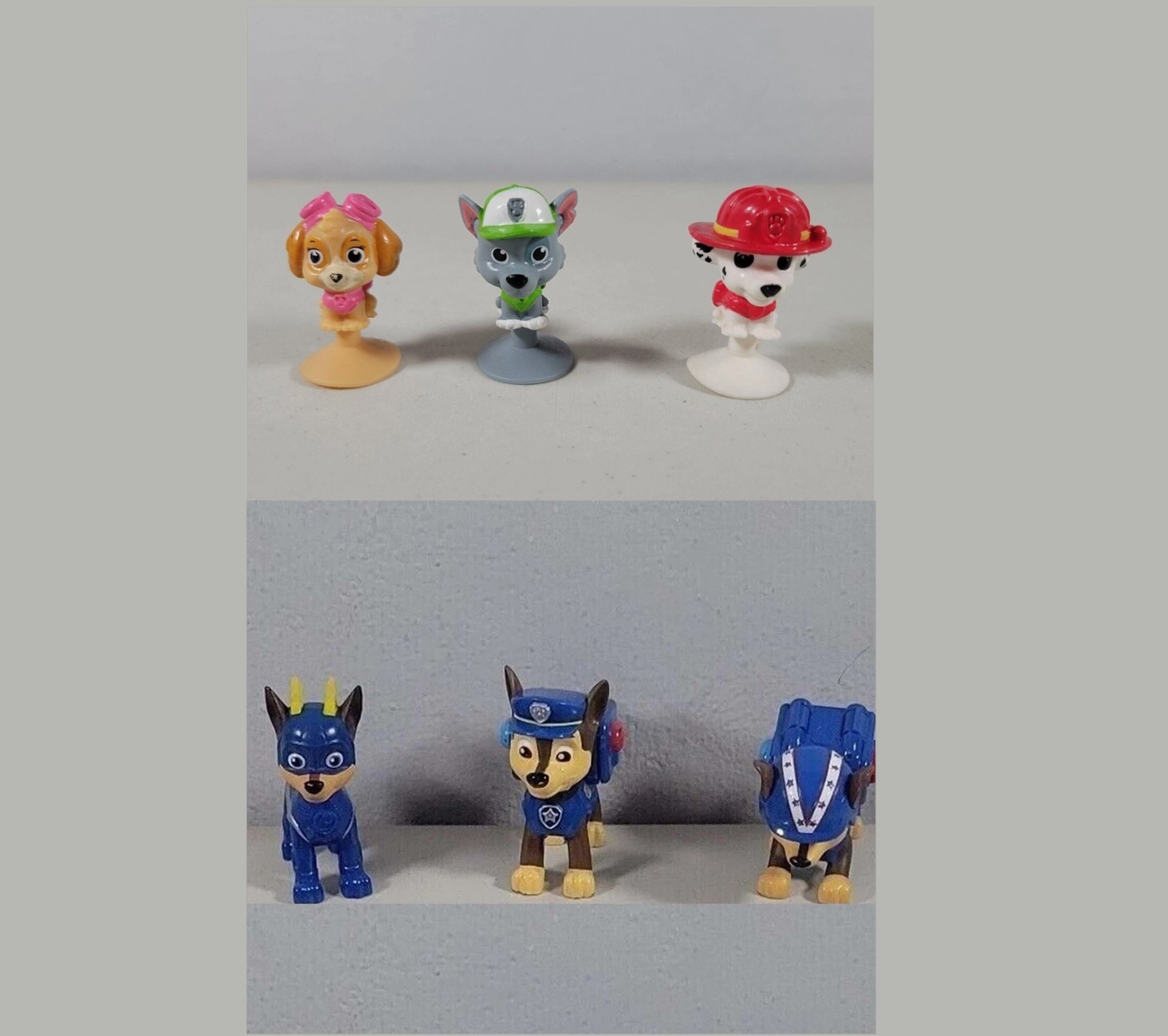 Lotto 6 action figure Paw Patrol • Chase • Skye • Rocky • Marshall Spin Master