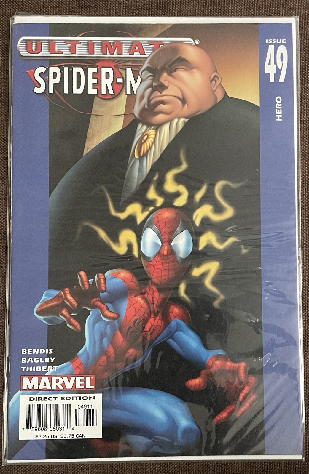 Marvel Comics Ultimate Spider-Man #49 Bendis Bagley Thibert Edizione Diretta