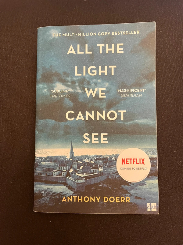 All the light we cannot see, Anthony Doerr