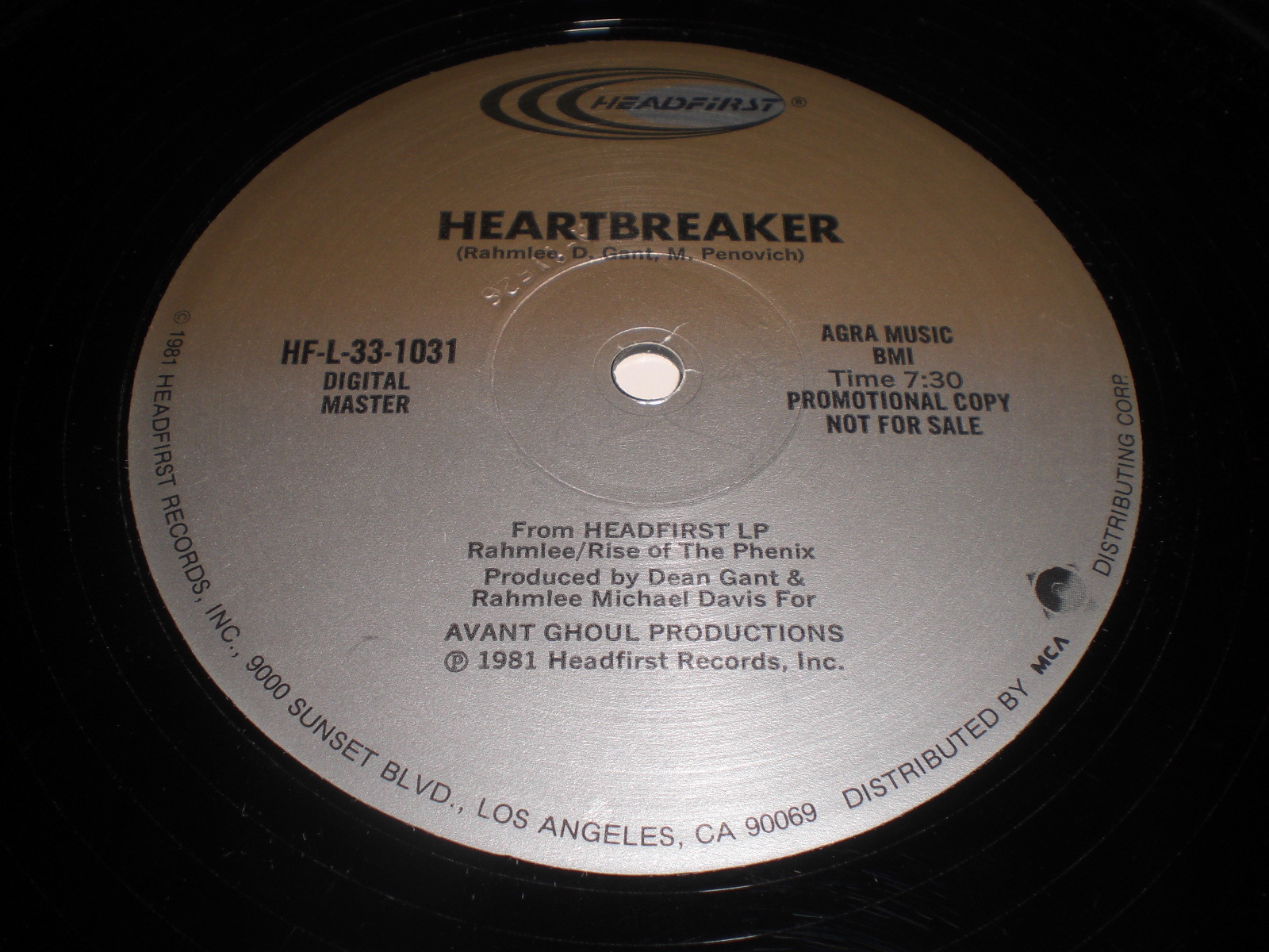 Rahmlee - Heartbreaker 12" - Disco Boogie