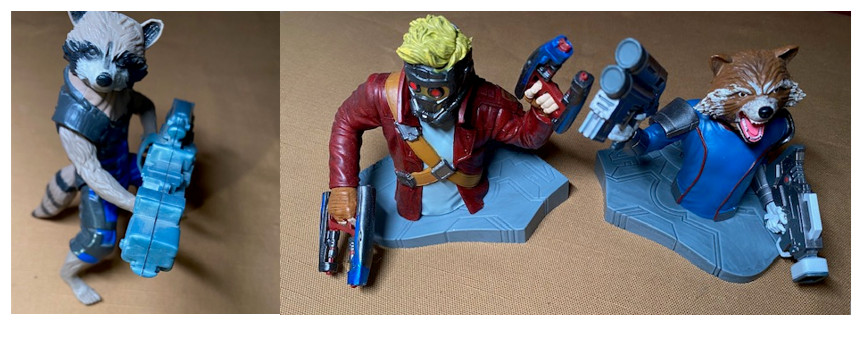 Marvel GOTG 3 personaggi Starlord e Rocket