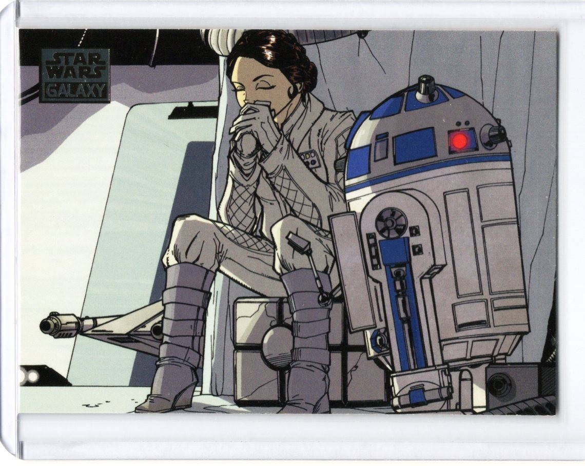 Leia's Vigil - 2012 Topps Star Wars Galaxy Series 7 #43