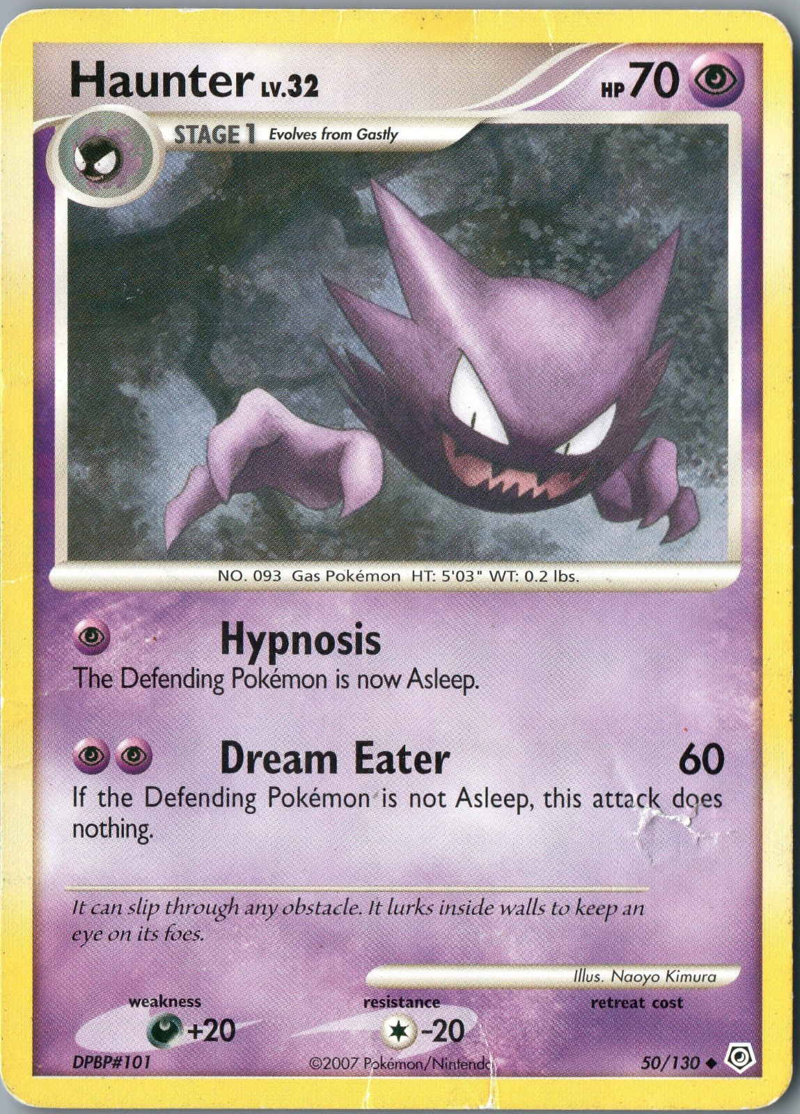 Haunter Diamante e Perla Non Comuni 50/130 HP - Pokemon