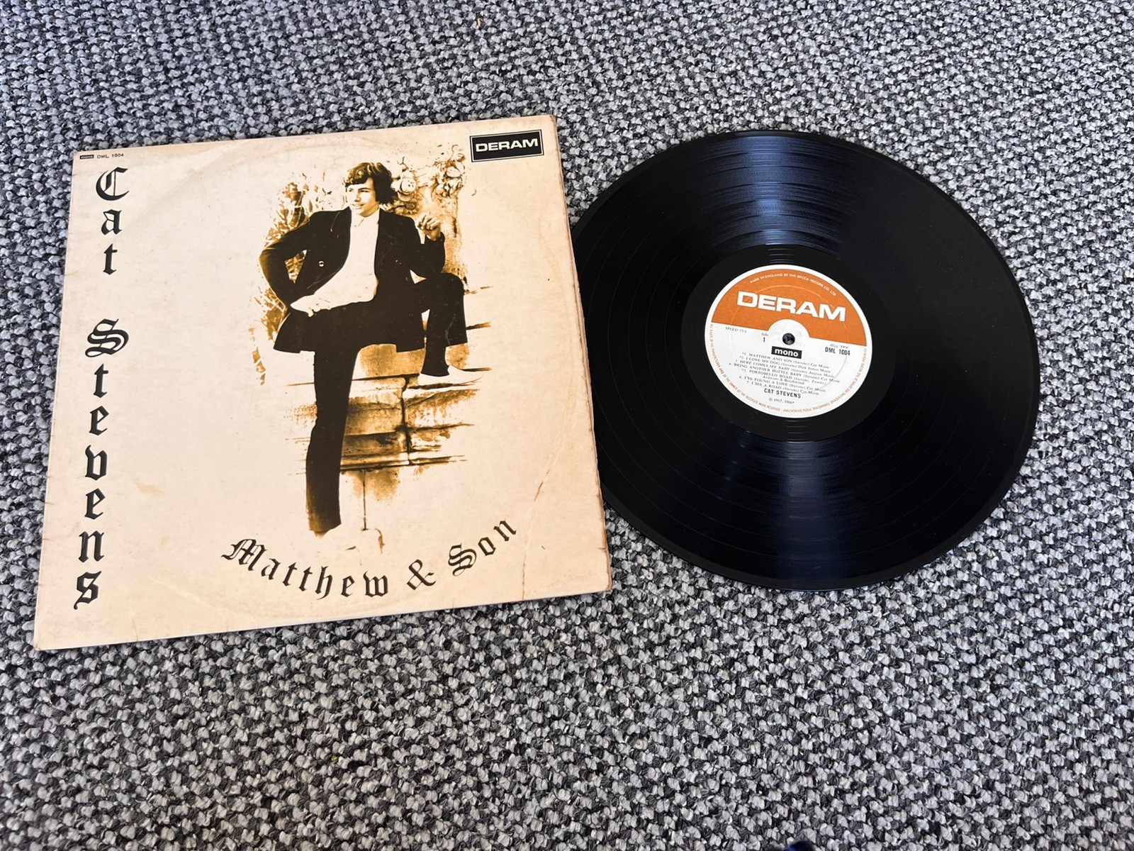 Matthew & Son By Cat Stevens LP Vinyl Record 1967 Deram