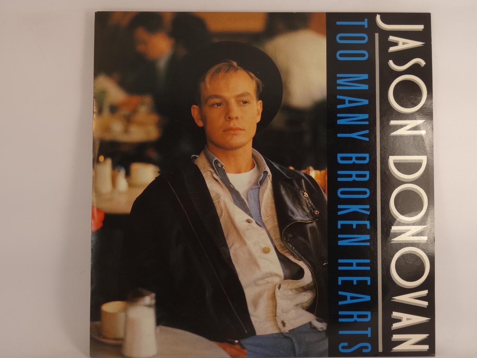 JASON DONOVAN TOO MANY BROKEN HEARTS (23) 3 Track 12" Single plus Picture Sleeve
