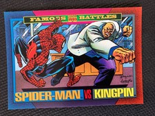1993 SkyBox Marvel Universe #169 Battaglie Famose - Spider-Man Vs. Kingpin