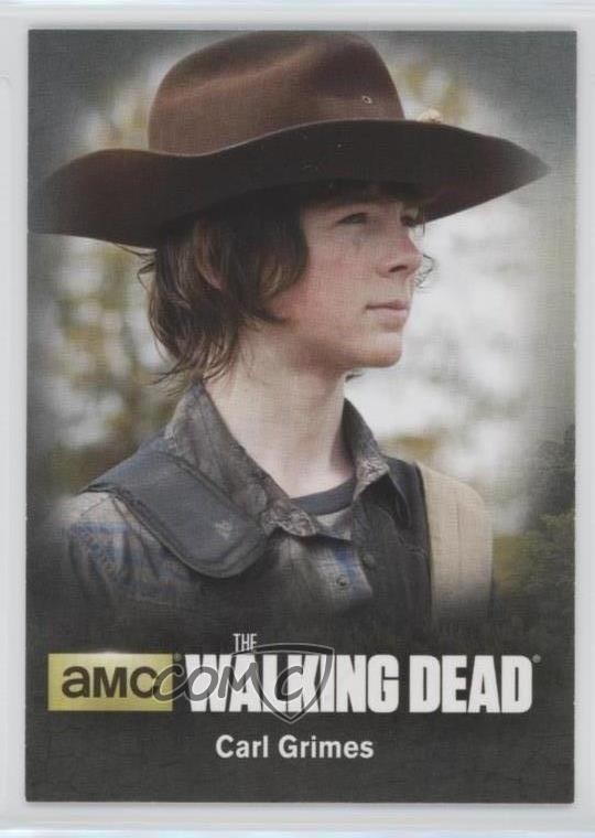2016 Cryptozoic The Walking Dead Stagione 4 Parte 1 Personaggio Bios Carl Grimes 1s8