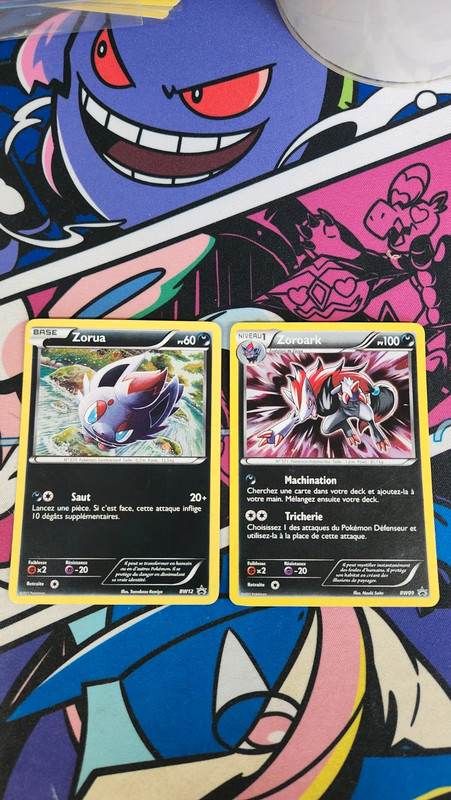 Lot carte pokemon Promo Noir et blanc Zorua Zoroark