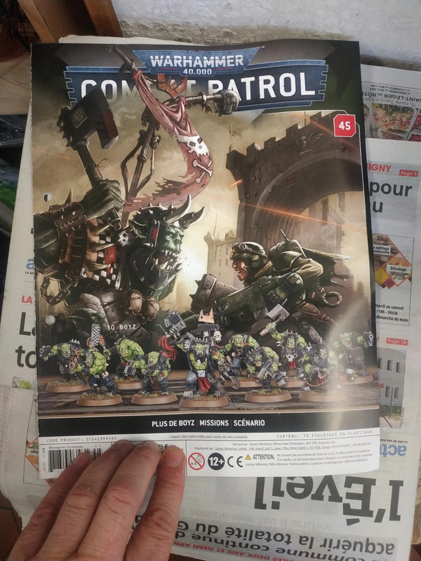 #combat patrol Warhammer n 45 10 orks boyzs