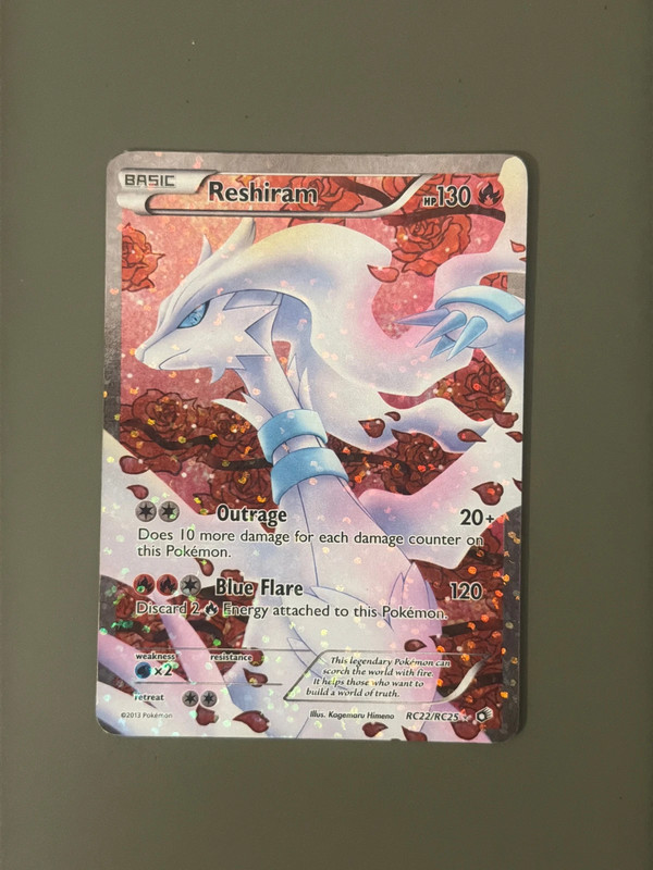 Reshiram full art Rc22/Rc25