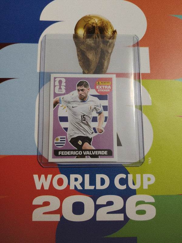Panini world cup 2026 extra sticker base Federico Valverde