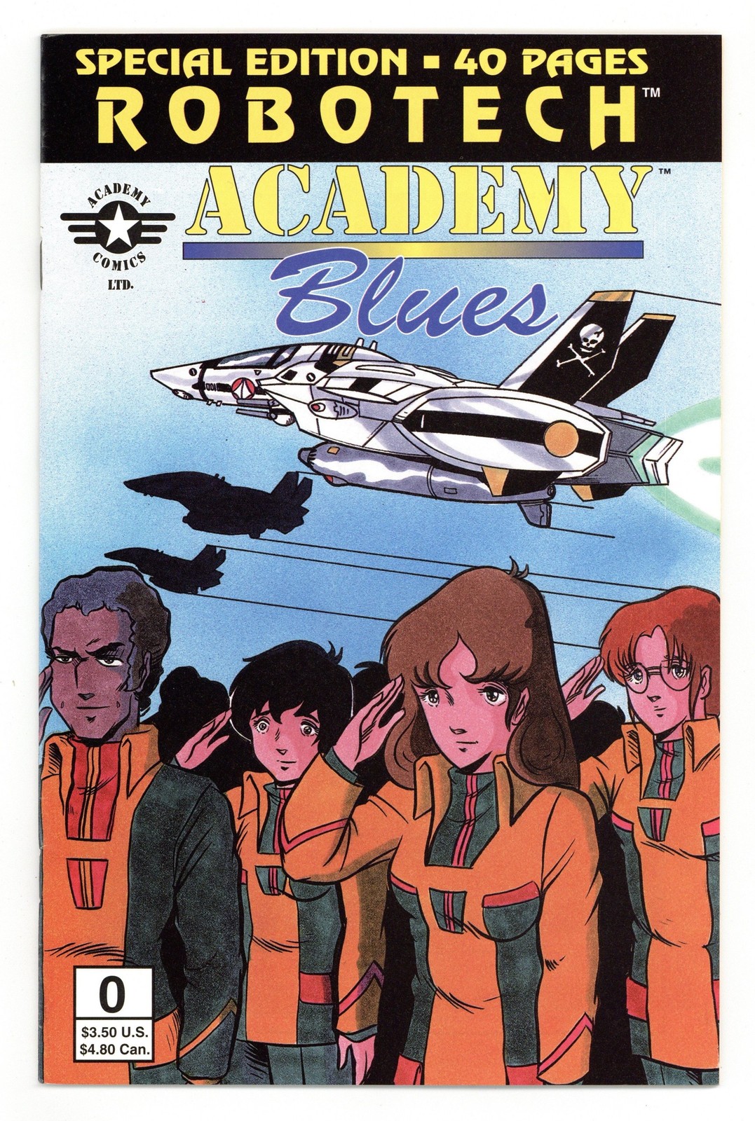 Robotech Academy Blues #0 VF 8.0 1995