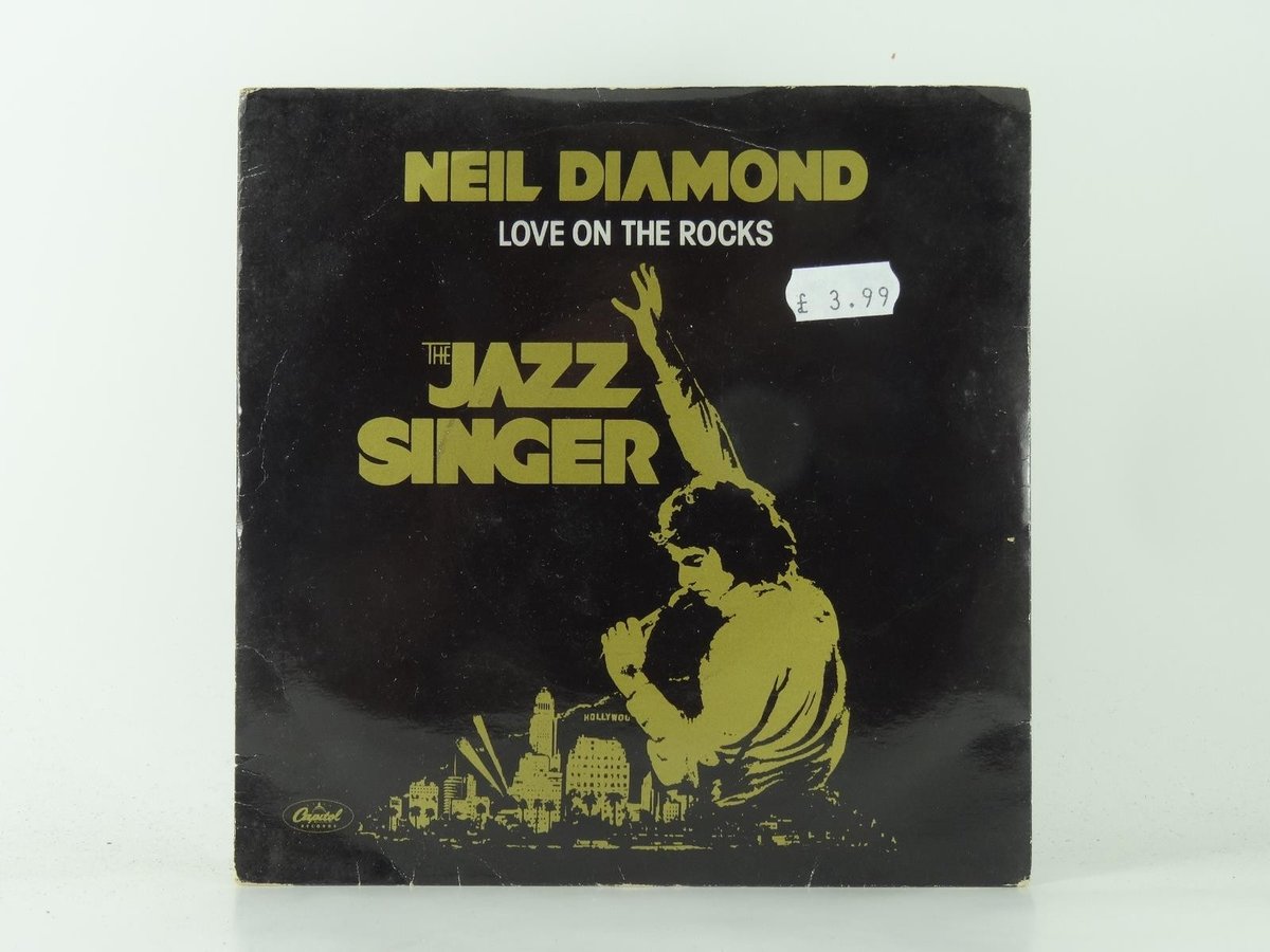 NEIL DIAMOND LOVE ON THE ROCKS (4) (32) 2 Track 7" Single plus Picture Sleeve CA