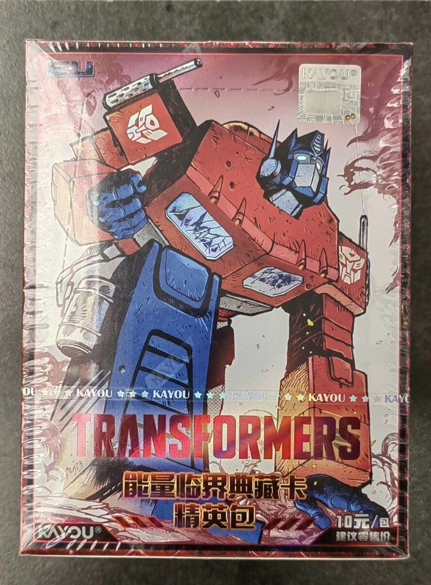Transformers Energy Criticality Collection Trading Card Box Kayou Nuovo Sigillato
