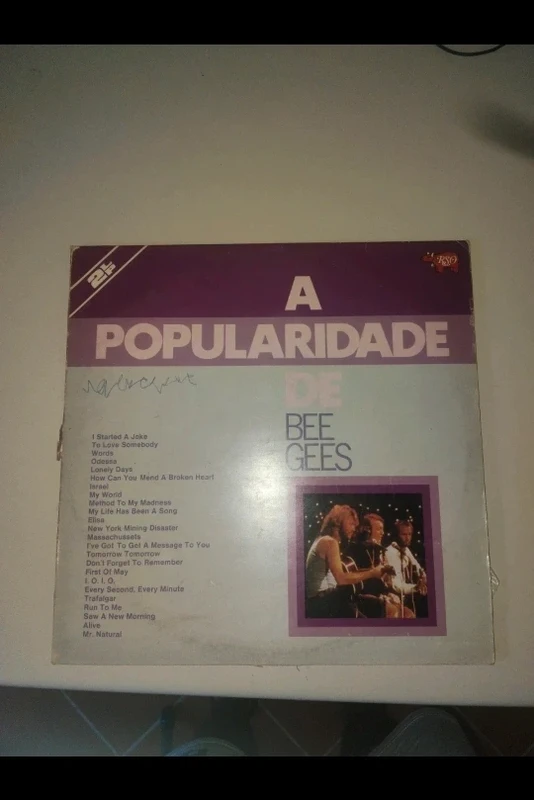 2 Dischi in vinile Lp-Bee gees - A Popularidade