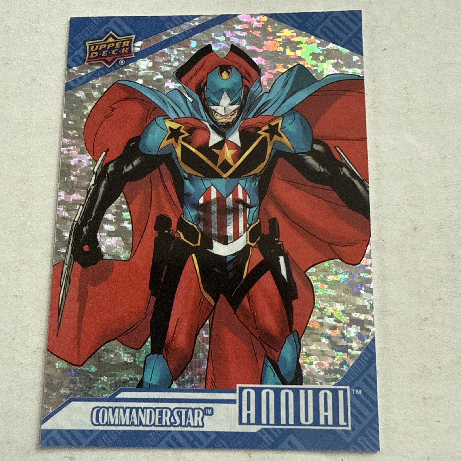 2024-25 Upper Deck DC Annual Commander Star #44 Silver Sparkle