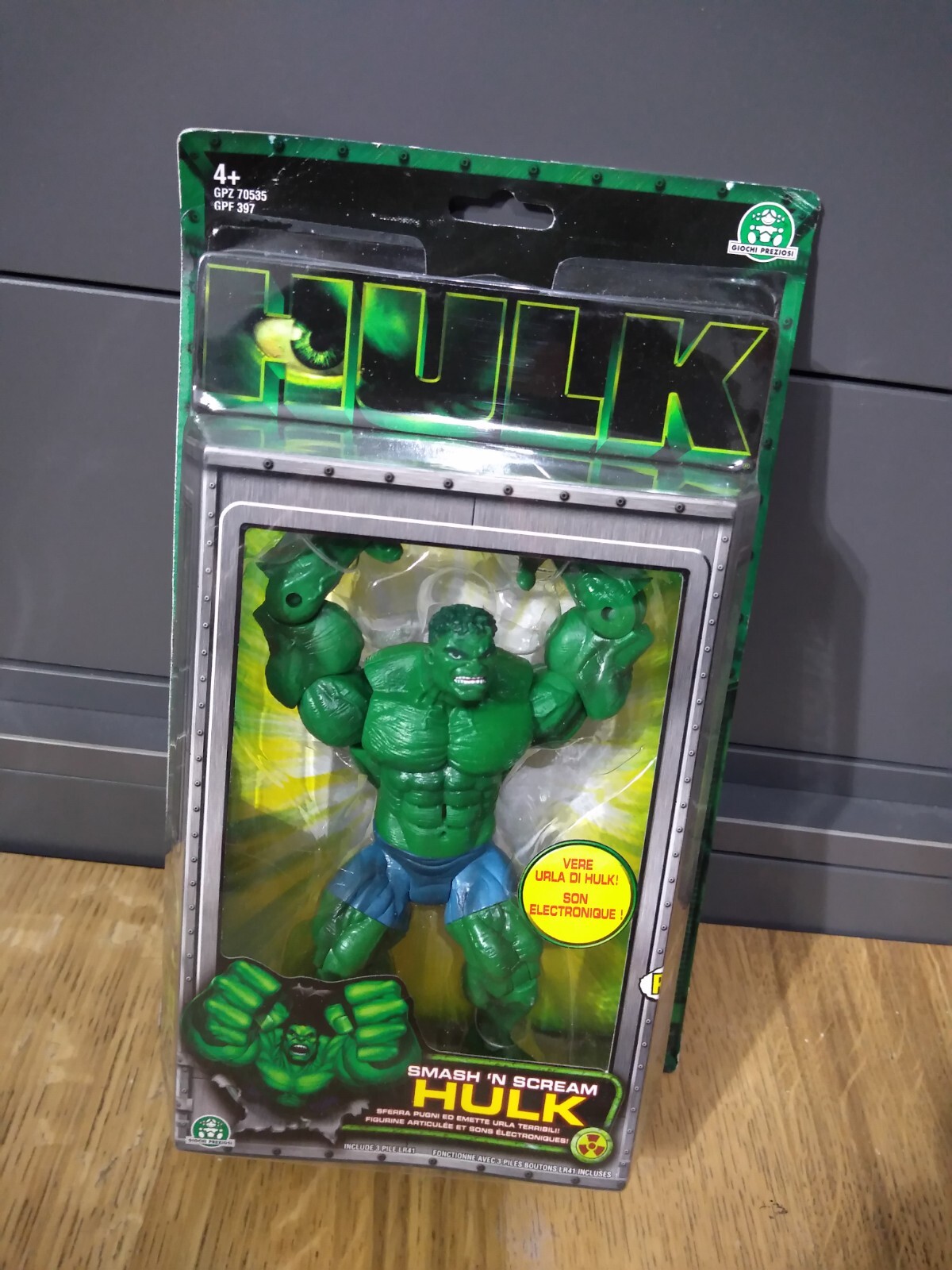 Nuovo ToyBIZ 2003 The Hulk movie Smash 'n Scream 