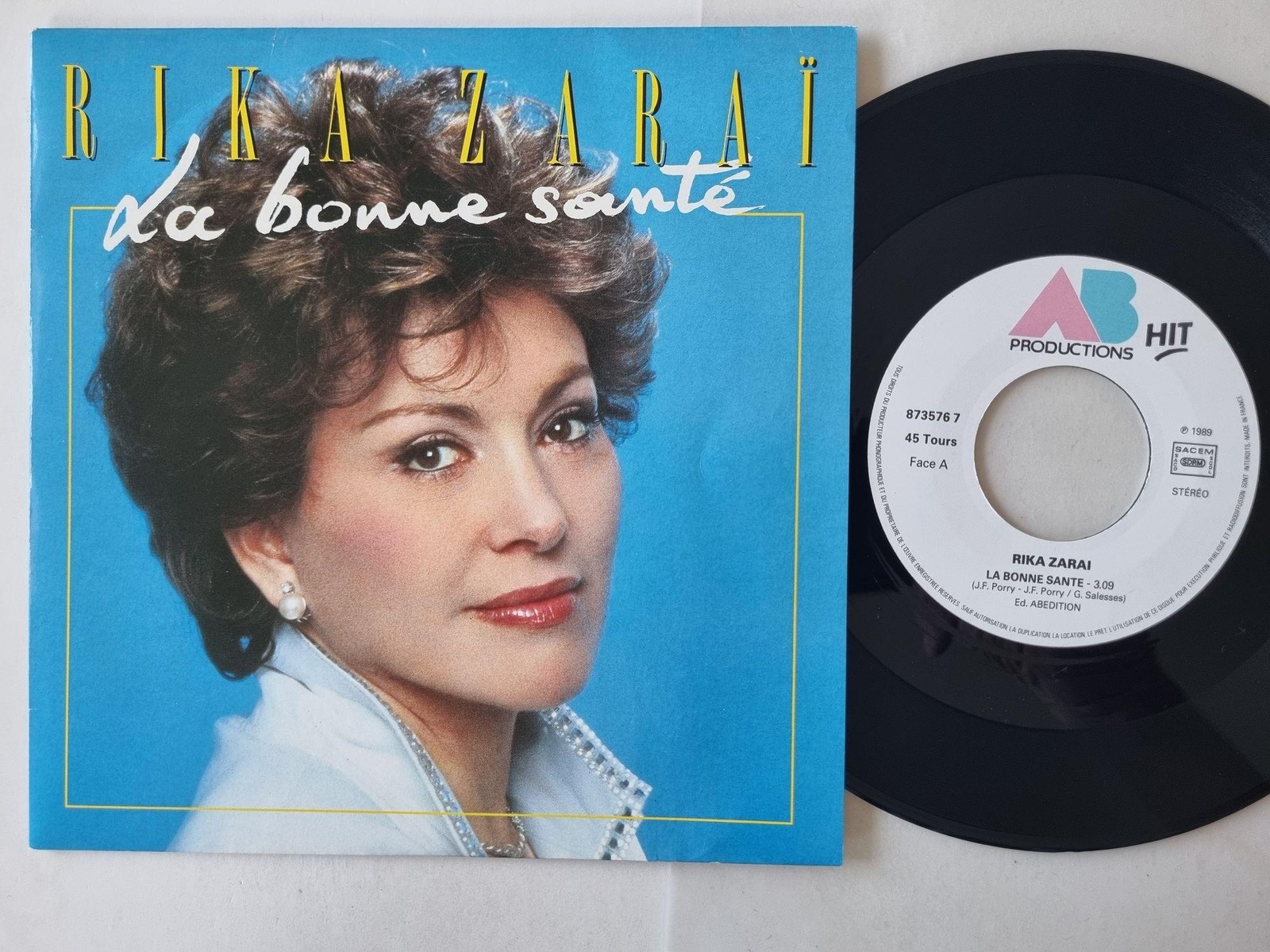 Rika Zaraï - La Bonne Santé 7'' Vinyl France