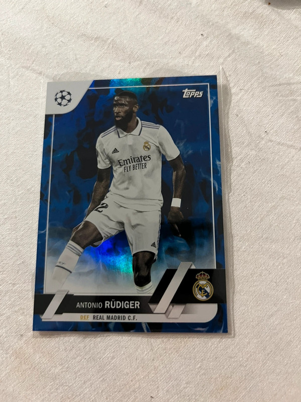 Carte foot topps chrome rudiger 079/125