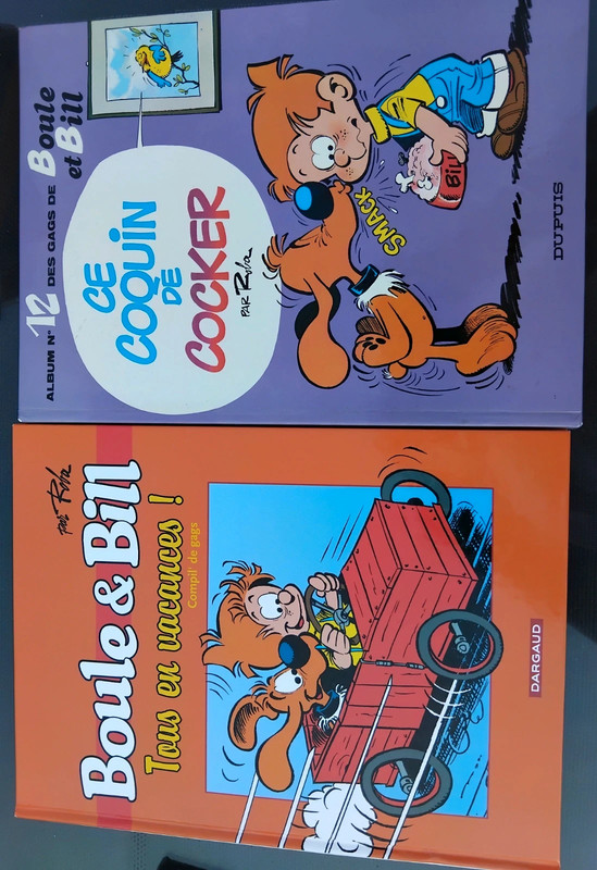 Lot de 2 BD Boule et Bill