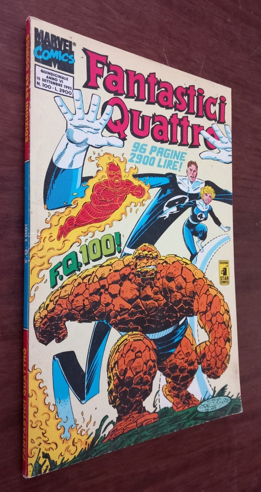 B6394 FANTASTICI QUATTRO  N° 100 1993  STAR COMICS MARVEL COMICS