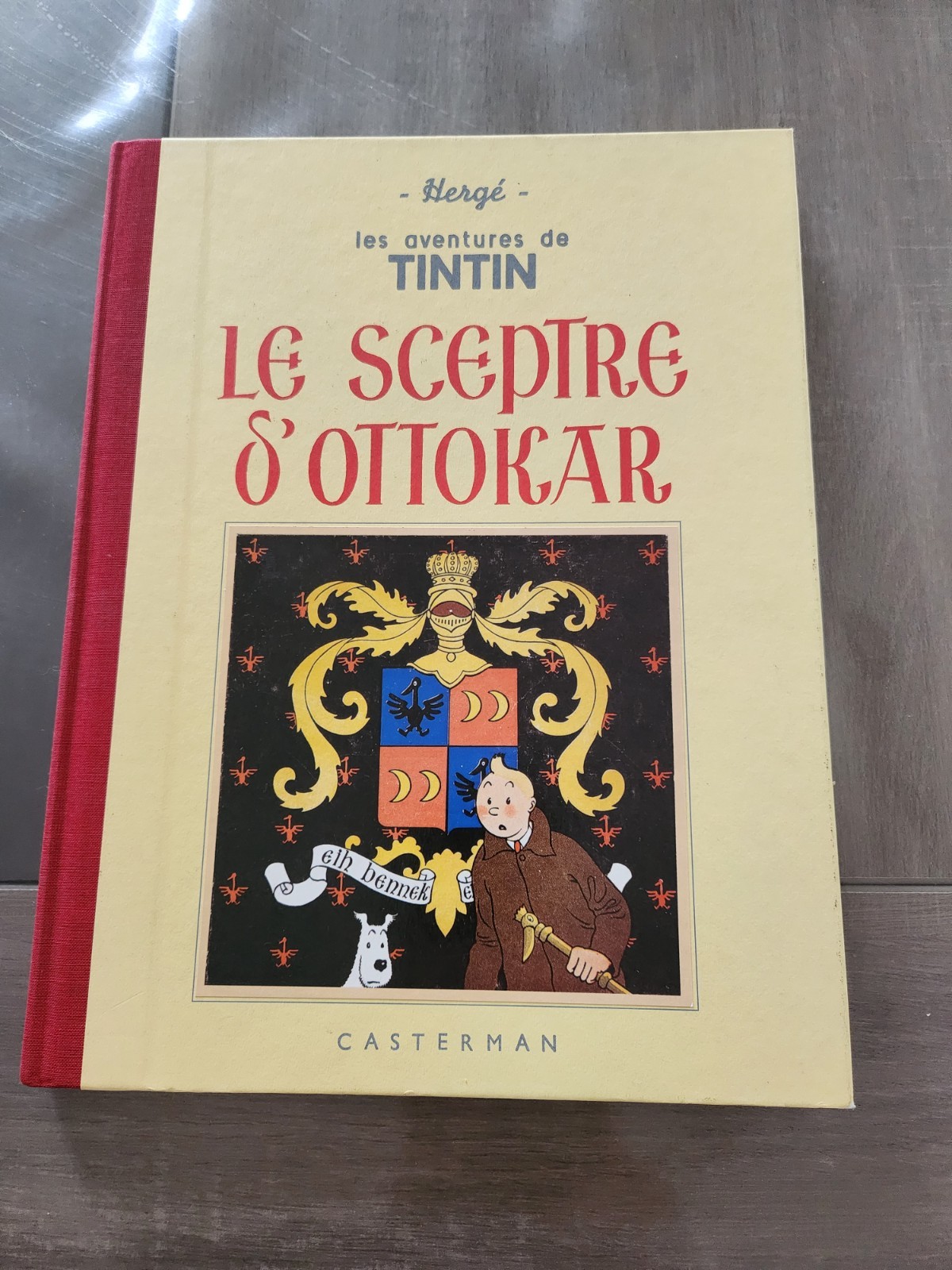 les aventures de tintin le sceptre d'ottokar fac similé 1988