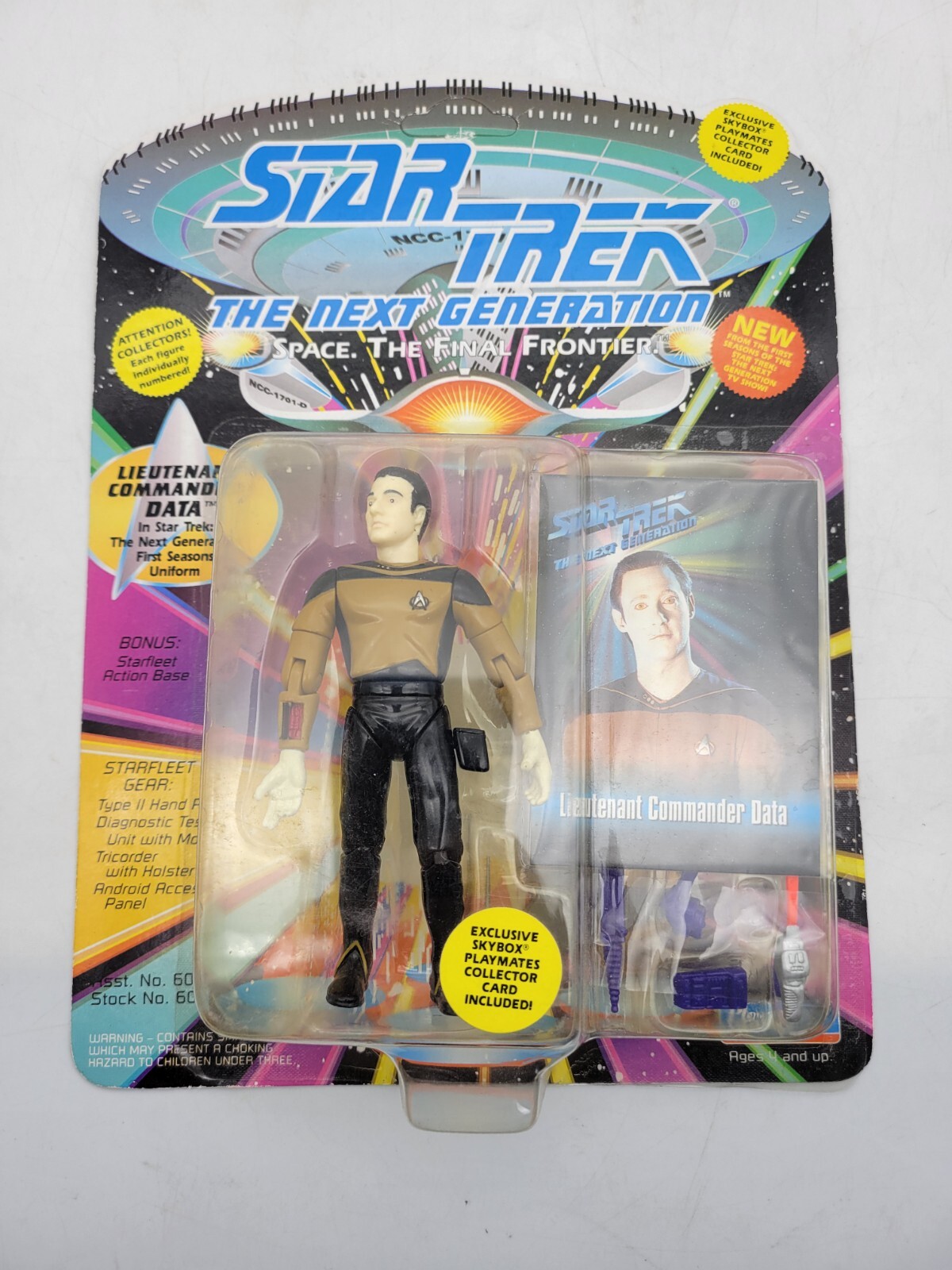 Playmates Star Trek The Next Gen. Modellino dati tenente comandante 1993