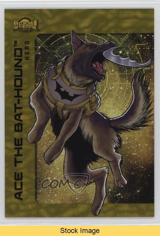 2025 Skybox Metal Universe Batman Gold Freeze Ace the Bat-Hound #68 LEGGI 1vk6
