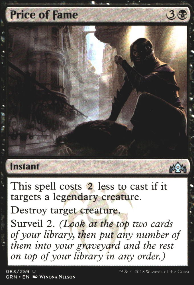 Price of Fame 83 Gilde di Ravnica U NM Magic: The Gathering