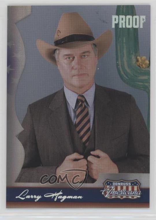 2007 Donruss Americana Silver Proof 112/250 Larry Hagman #40 fm0