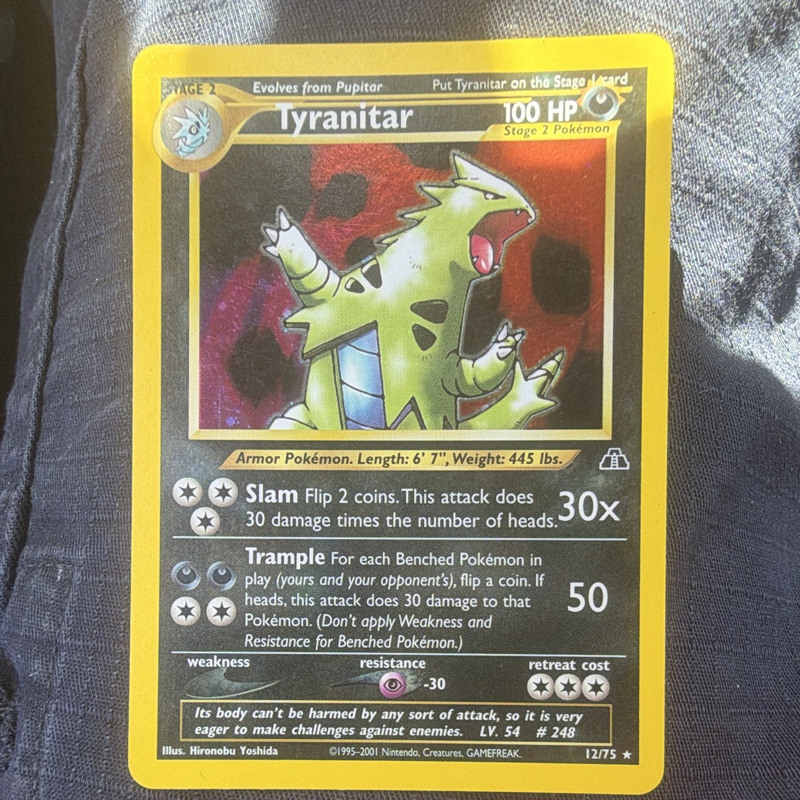 Tyranitar 12/75 Neo Discovery Holo