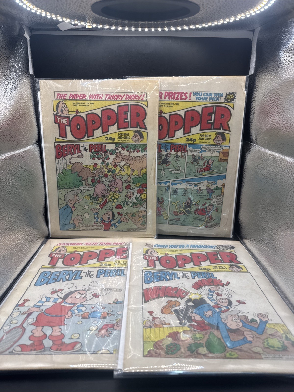 The Topper Vintage Comics Bundle X3 1982 And 1983 Job Lot Bundle