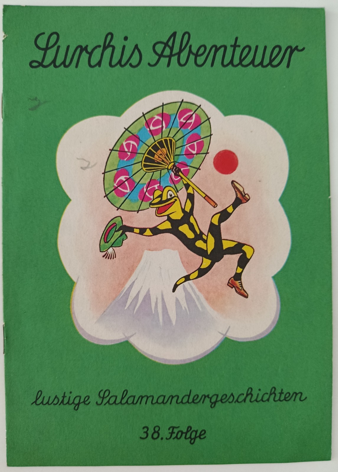 L'avventura di Lurchi 38 episodio del 1967 Giappone libretto pubblicitario scarpe salamandra fumetto vecchio