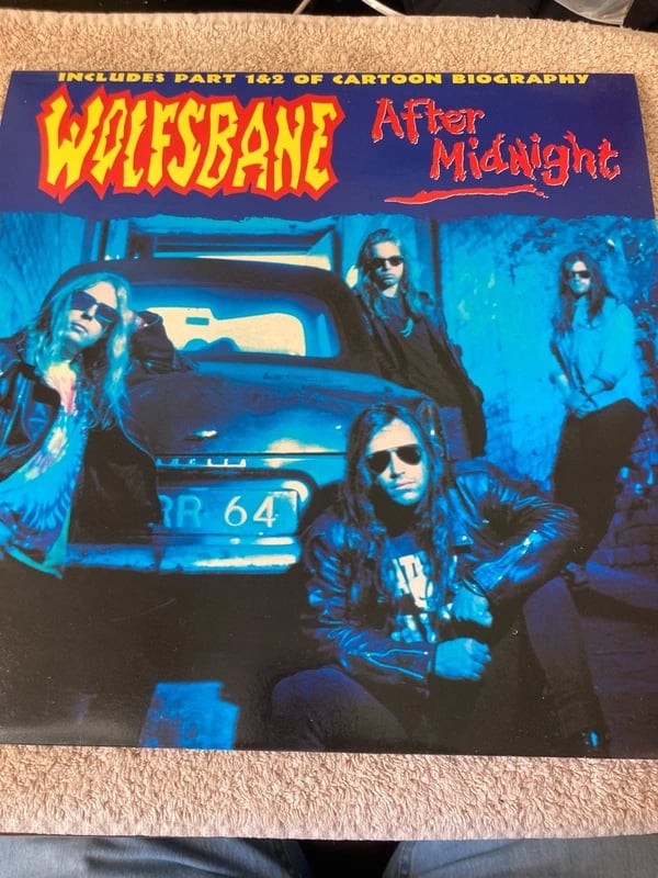 Wolfsbane After Midnight UK issue 12" 45rpm maxi with  parts 1 & 2 comic