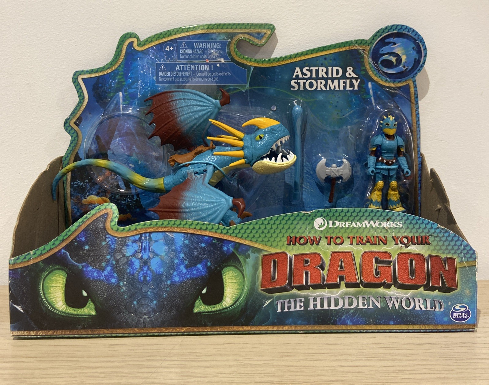 How to Train Your Dragon The Hidden World Modellino Astrid e Stormfly NUOVO