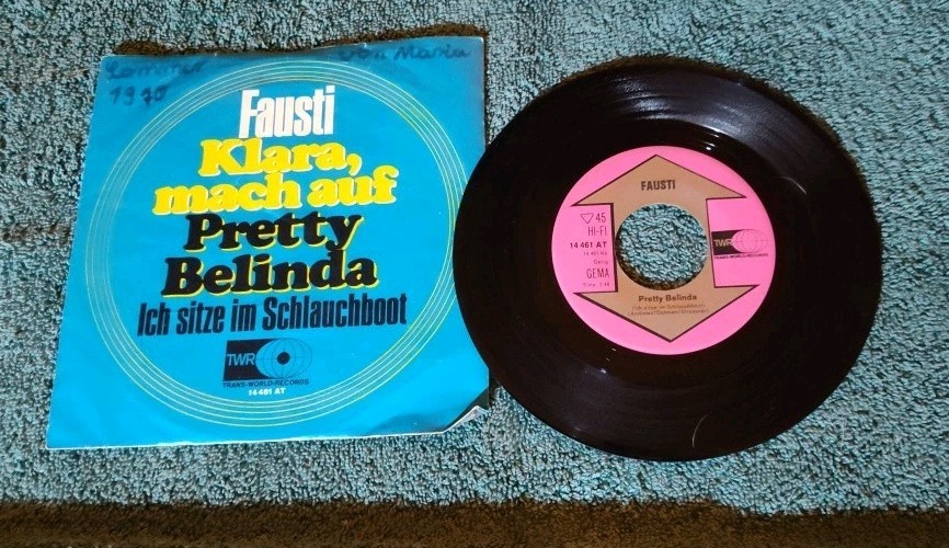 Fausti - Klara, Mach Auf / Pretty Belinda,14 461 AT,7" RECORD. 